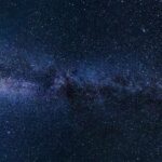 A breathtaking view of the starry night sky showcasing the Milky Way galaxy. Perfect for celestial themes.